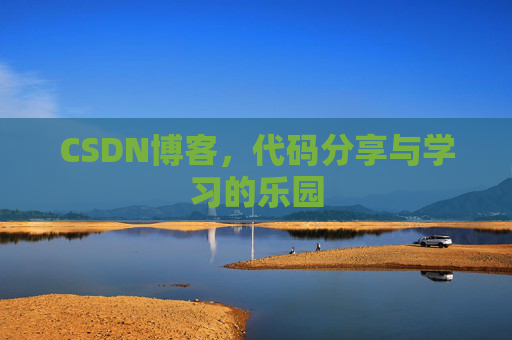 CSDN博客，代码分享与学习的乐园